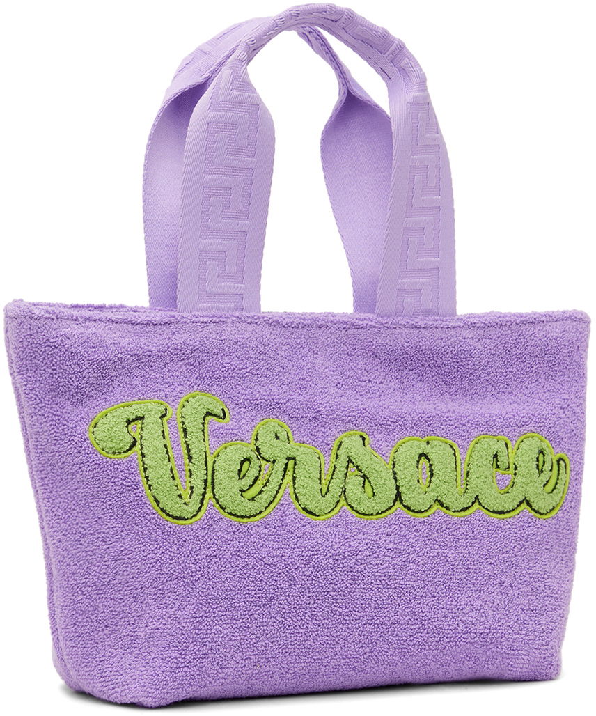 Tote bag Versace Towel Tote Bag Fialová | 1007937_1A05655, 1