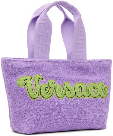 Tote bag Versace Towel Tote Bag Fialová | 1007937_1A05655, 1