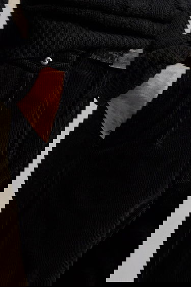 Nohavice Polo by Ralph Lauren Pleated Corduroy Chinos Čierna | 710882543014, 3