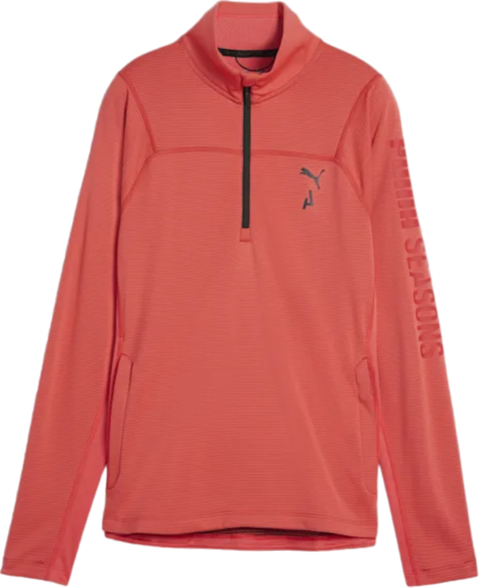 Mikina Puma W SEASONS LS 1/4 Polypropylene Rain Cell Ružová | 524908-25, 0