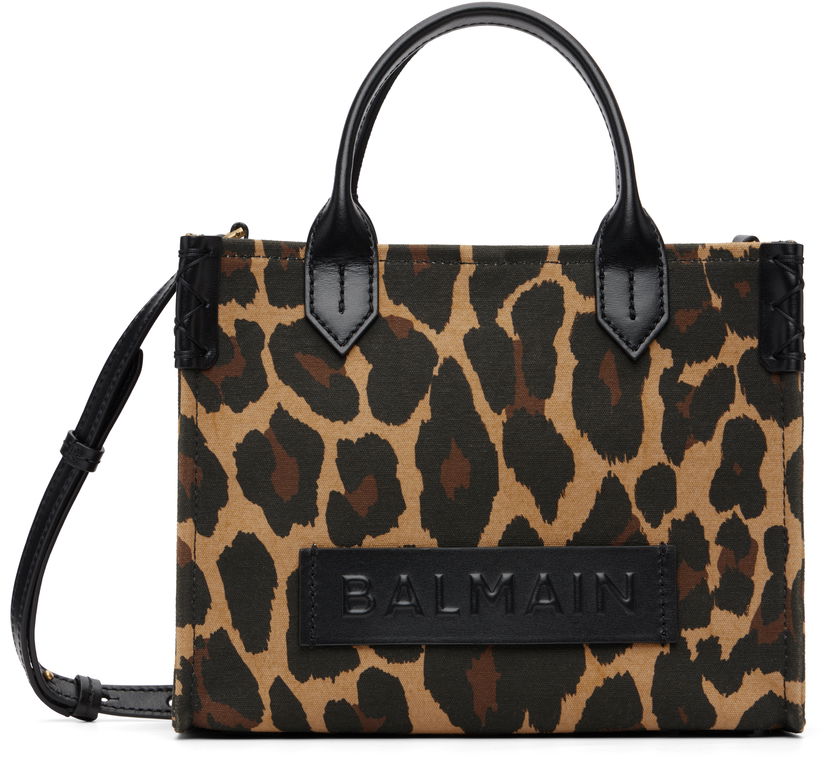 Kabelka Balmain B-Army Small Leopard Print Bag Rôznofarebný | FN1FE818TCLQ