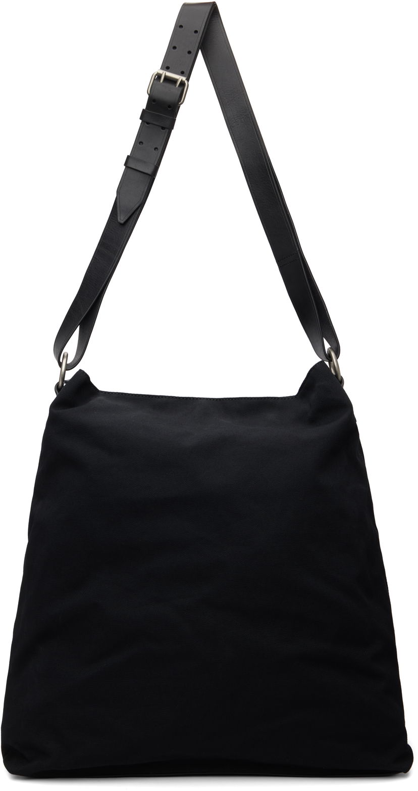 Taška cez rameno Dries Van Noten Dries Van Noten Adjustable Leather Strap Shoulder Bag Čierna | 252-021515-654