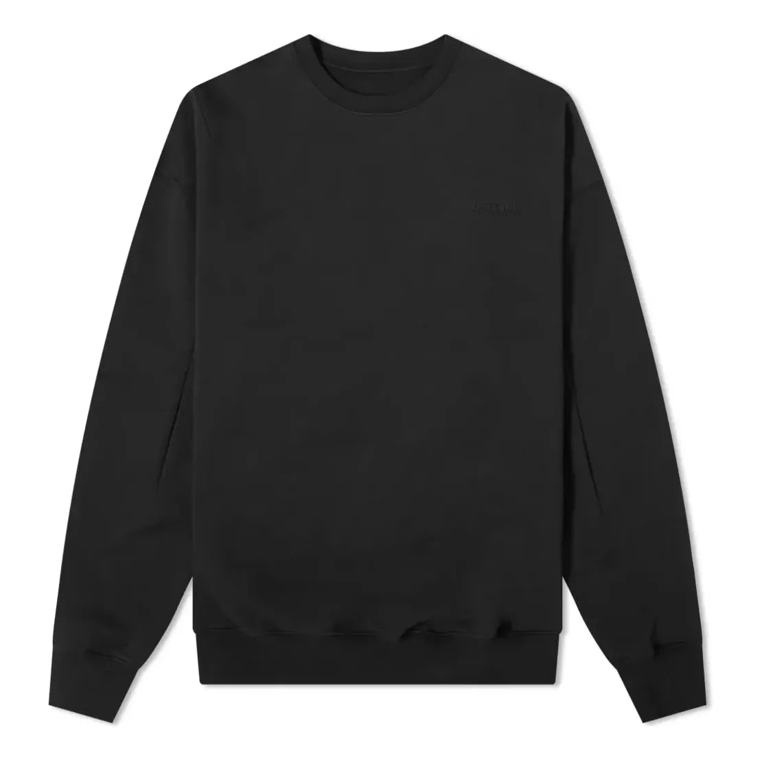 Mikina A-COLD-WALL* A-COLD-WALL* Logo Crew Sweatshirt Čierna | ACWMW032-BLACK, 0