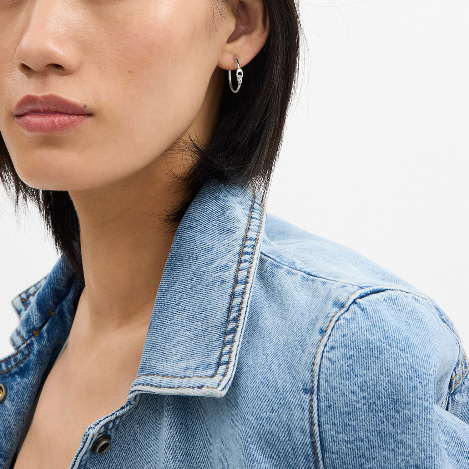 Batohy a tašky Coach Hoop Earrings Biela | 37408160RHO030, 1