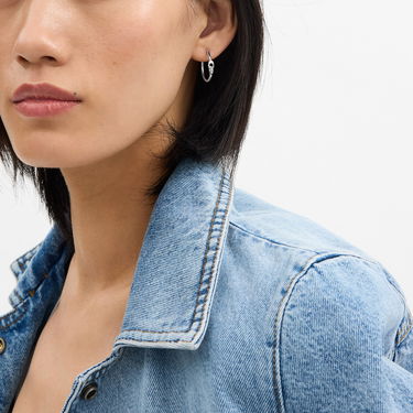 Batohy a tašky Coach Hoop Earrings Biela | 37408160RHO030, 1