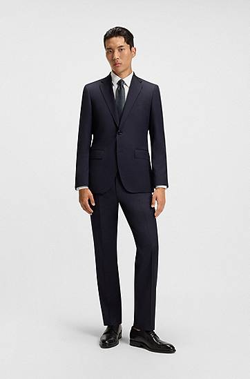 Košeľa BOSS Men's Slim Fit Performance Structured Cotton Shirt Biela | 50480109, 1