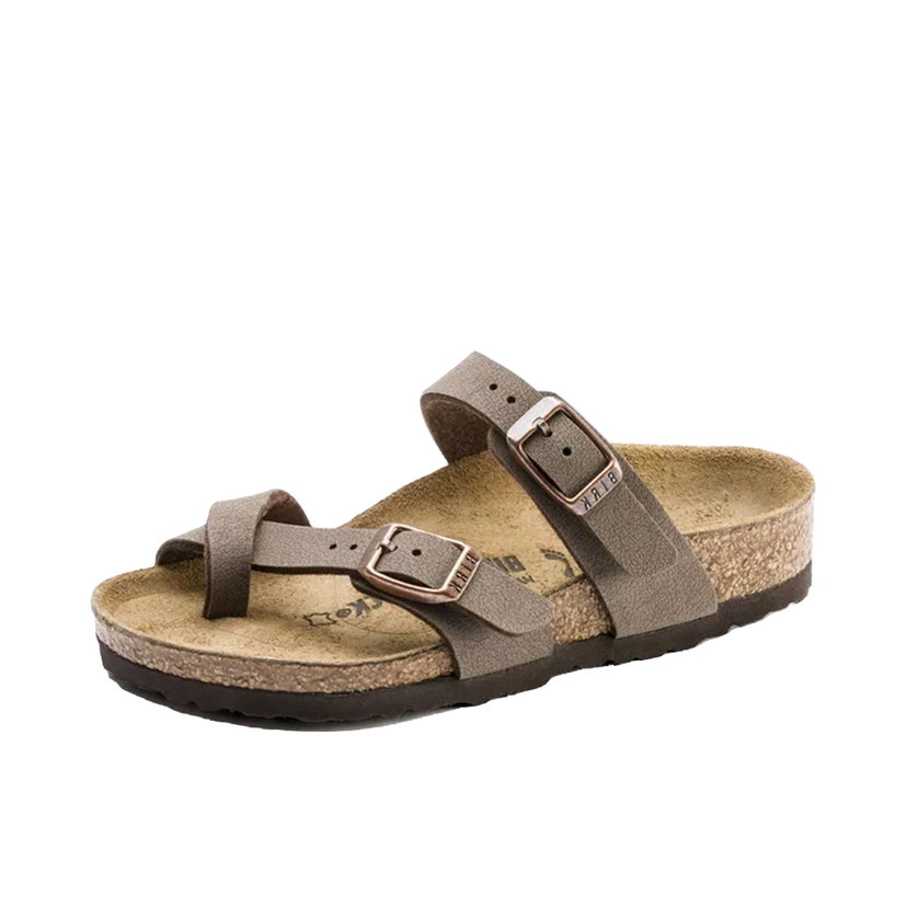 Tenisky a topánky Birkenstock Mayari Kids Birko-Flor Birkibuc Regular Fit Sandal Šedá | 1015552