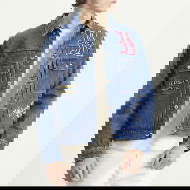 Bunda BBC IceCream Mascot Denim Trucker Jacket Rôznofarebný | IC25448-MBU, 2