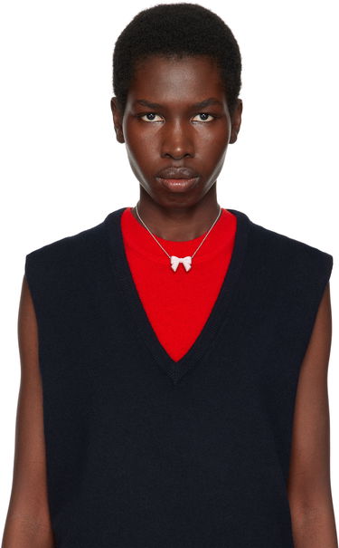 Náhrdelník SHUSHU/TONG SHUSHU/TONG YVMIN Edition Bowknot Necklace Ružová | 25639PNK00NN, 2