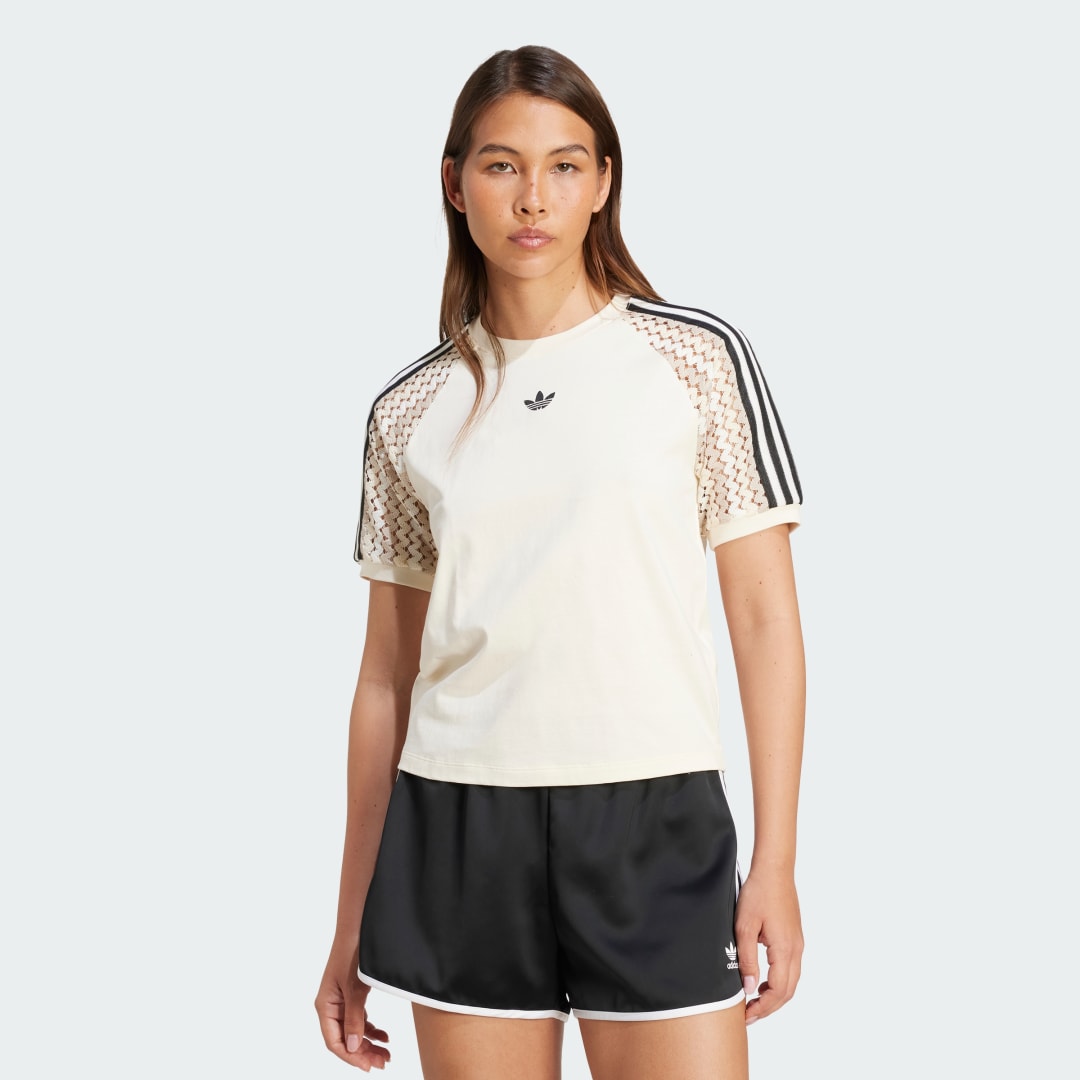 Tričko adidas Originals adidas Originals Summer Glow Cali T-Shirt Béžová | KC0770, 0