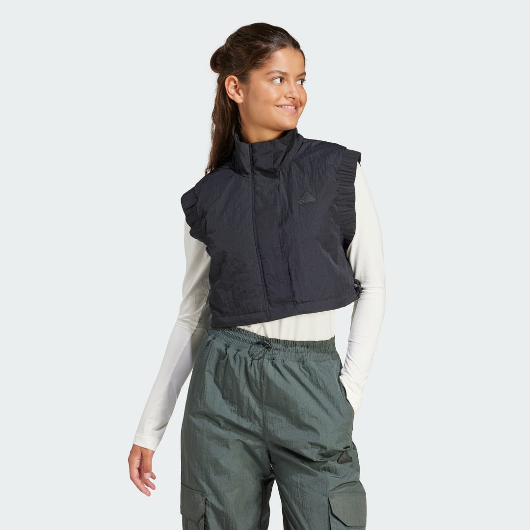 Vesta adidas Performance adidas Sportswear City Escape Crop Čierna | IT1453, 0