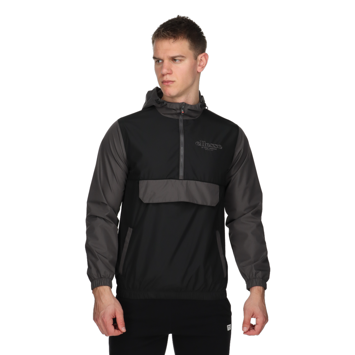 Vetrovka Ellesse Overhead Anorak Jacket Čierna | ELA251M501-01, 0