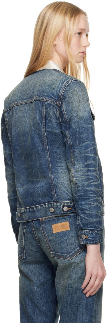 Bunda Maison Margiela MM6 Maison Margiela Sports Denim Jacket Modrá | S62AN0141 M30016, 2