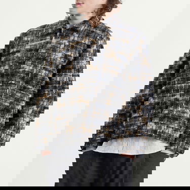 Bunda Universal Works Patch Check Fleece Rams Jacket Navy | P33091-NVY, 2