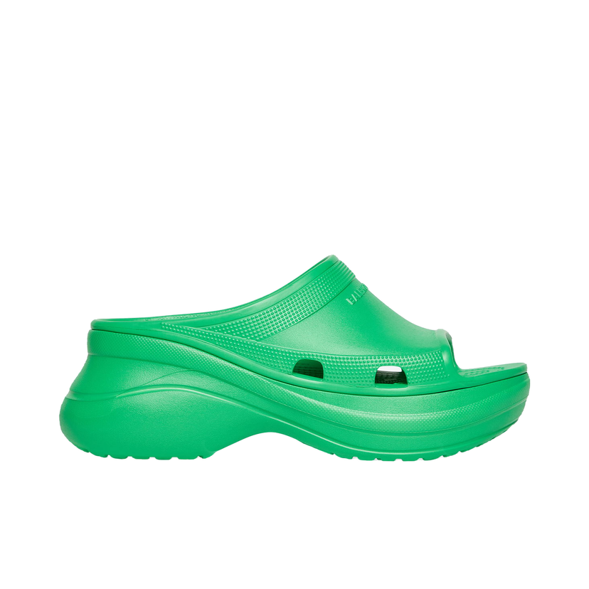 Tenisky a topánky Balenciaga Crocs x Pool Slide Sandals Green Zelené | 677386W1S8E3033