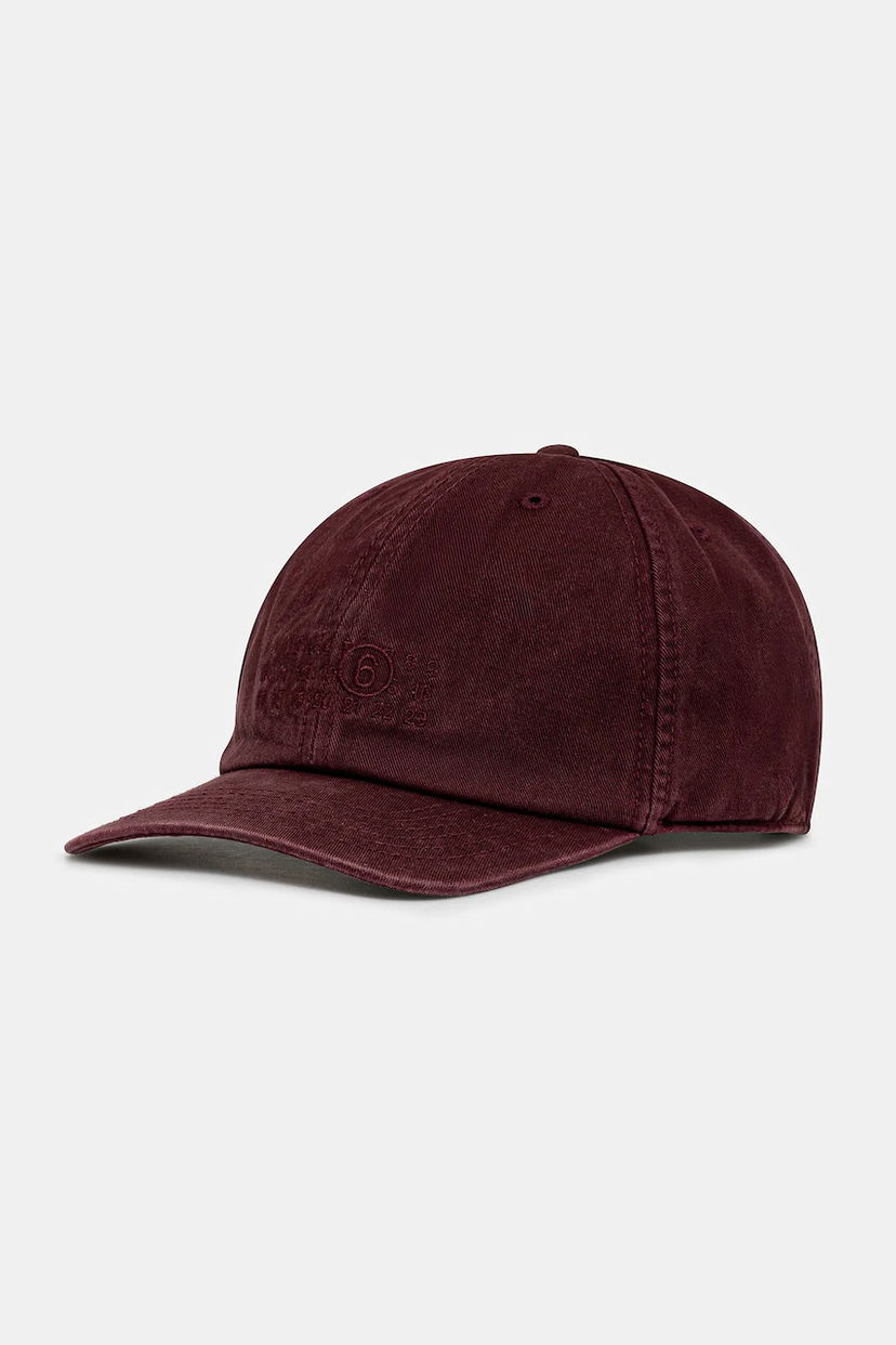 Šiltovka Maison Margiela MM6 Maison Margiela Baseball Cap Vínová | SH2TC0004.M35190.227