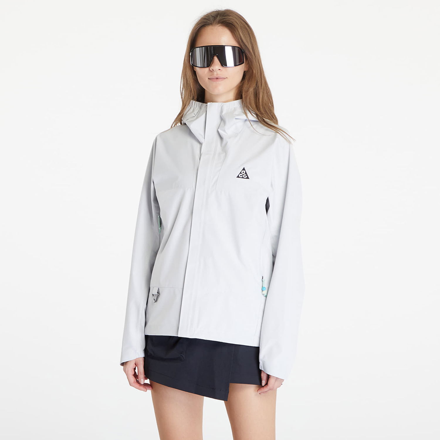 Vetrovka Nike ACG "Cascade Rain" Storm-FIT Water-Resistant Lightweight Jacket Summit White/ Black Biela | DV9522-121, 0