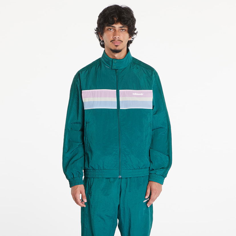 Vetrovka adidas Originals 80S Woven Tracktop Collegiate Green Zelené | JC6517