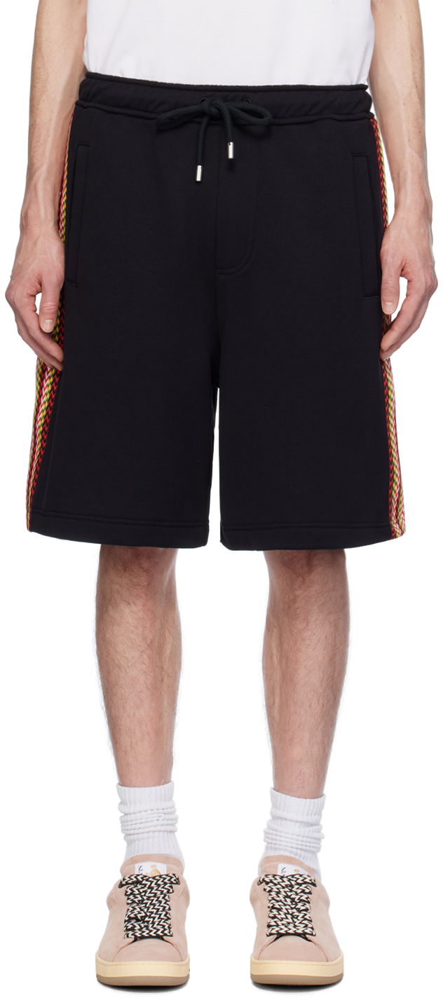 Šortky LANVIN Side Curb Shorts Čierna | RM-TR0064-J212-P24