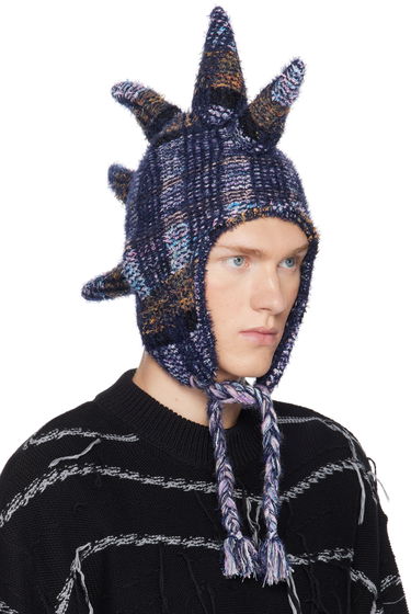 Kulicha Collina Strada Collina Strada Vitelli Edition Spiky Knit Bunny Beanie with Braided Tassels Rôznofarebný | XXV1015, 4