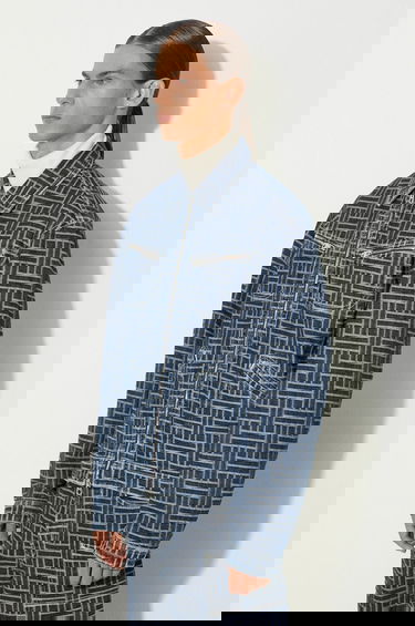 Bunda KENZO Transitional Oversize Trucker Weave Denim Jacket Rôznofarebný | FE65DV3106J2.DD, 4