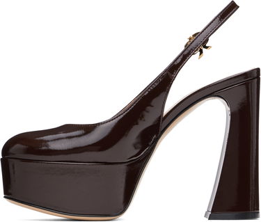 Tenisky a topánky Gianvito Rossi Bessie Slingback Platform Heels Hnedá | G95569-70RIC-NUI, 2