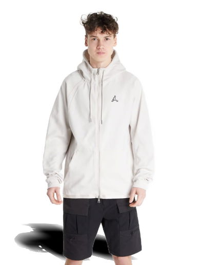 Bunda Jordan Essentials Hooded Warmup Jacket Biela | DJ0886-104