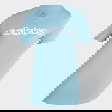 Tričko adidas Originals LOUNGEWEAR Essentials Slim Logo Tyrkysová | IC0629, 4