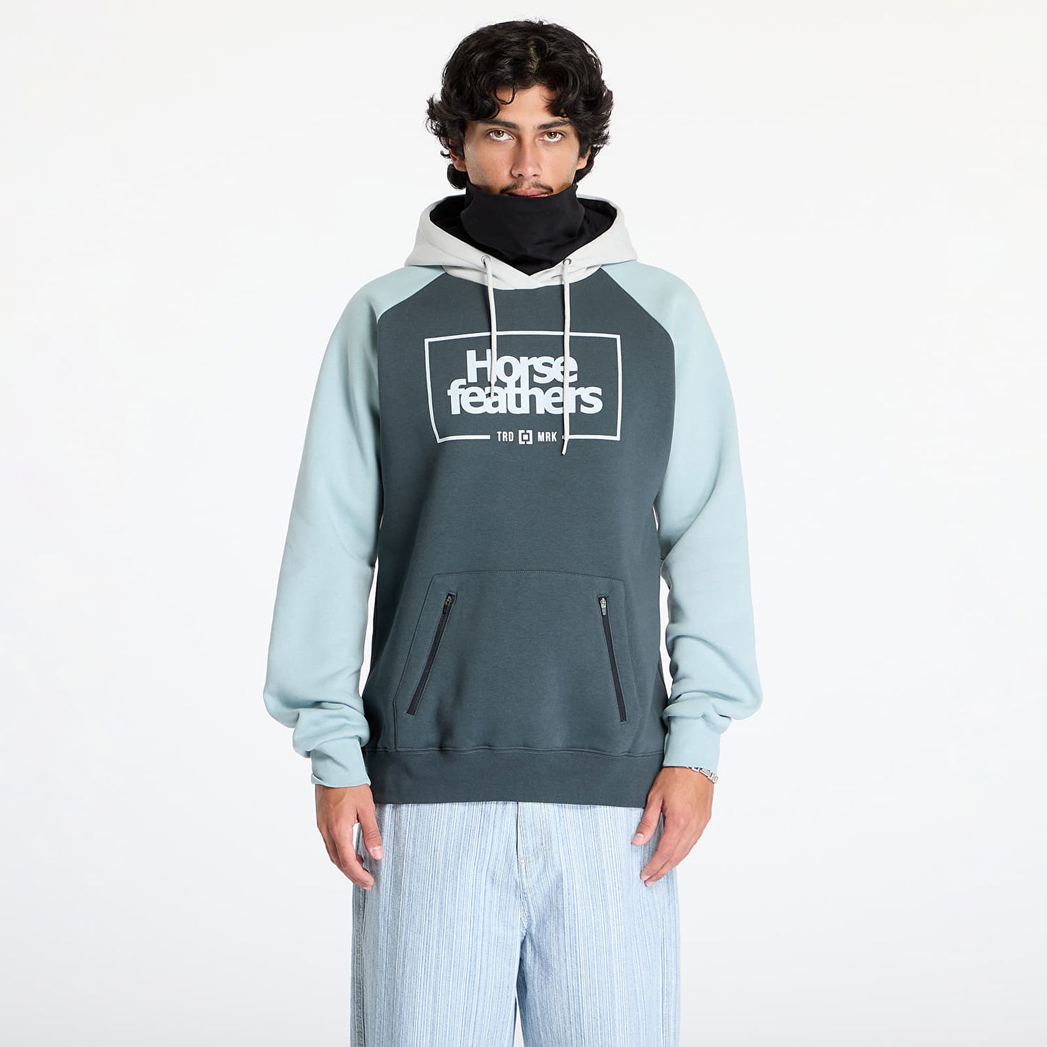 Mikina Horsefeathers Sweatshirt Sherman II Sweatshirt Gray M Modrá | SM1293I, 0