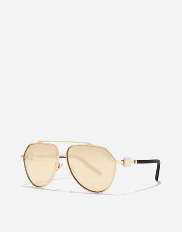 Slnečné okuliare Dolce & Gabbana Dolce & Gabbana Smart Sunglasses Metalická | VG2315VM2039V000, 2
