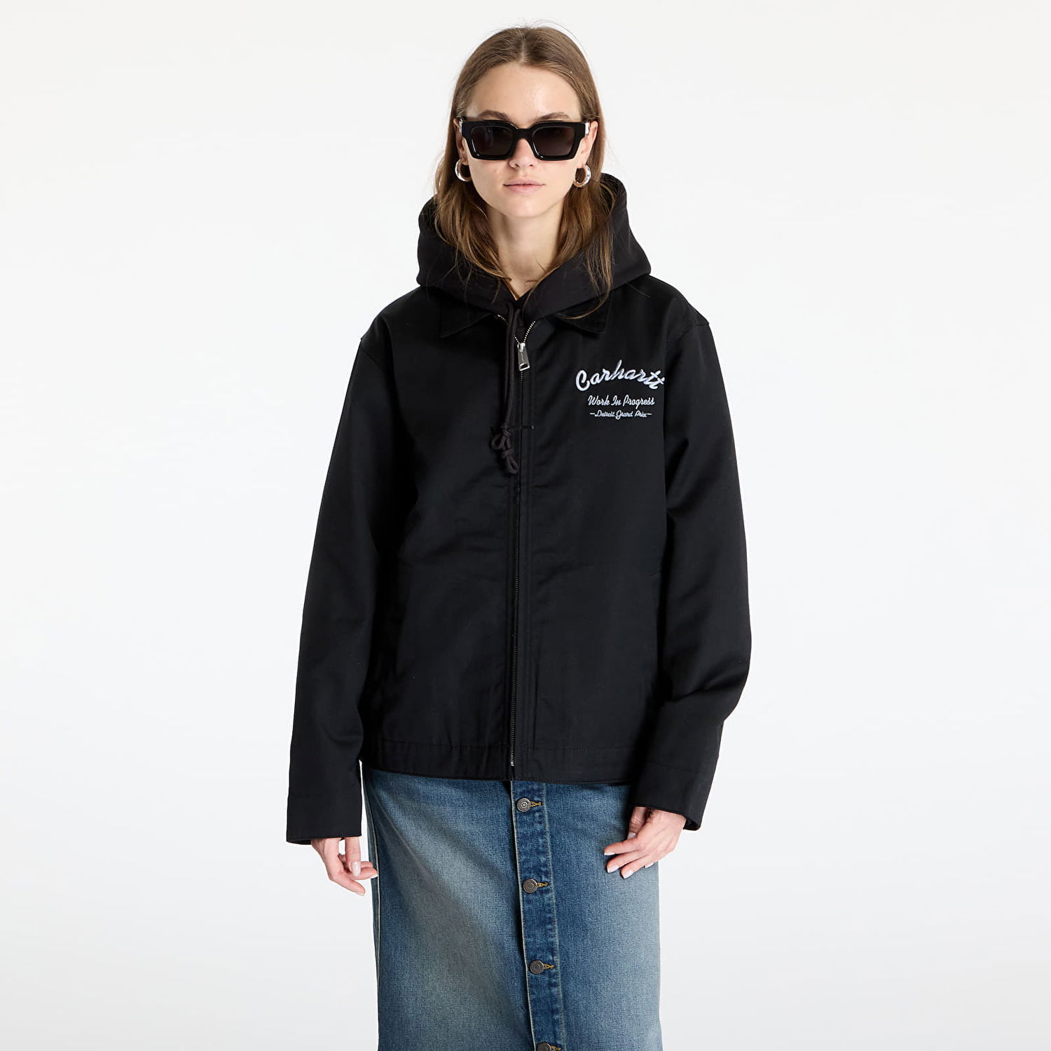 Bunda Carhartt WIP Racer Module Jacket UNISEX Black/ Yosemite Rigid Čierna | I034517.2WL01, 1