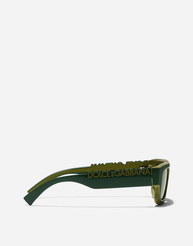 Slnečné okuliare Dolce & Gabbana Dg Logo Rectangular Frame Sunglasses Zelené | VG601FVN7719V000, 2