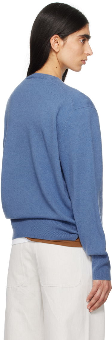 Sveter TOTEME TOTEME Crew-Neck Cashmere Knit Sweater Modrá | 252-WRT1734-YA0016, 2