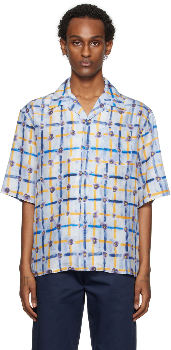 Košeľa Marni Saraband Shirt Modrá | CUMU0213A6 UTSG09, 0