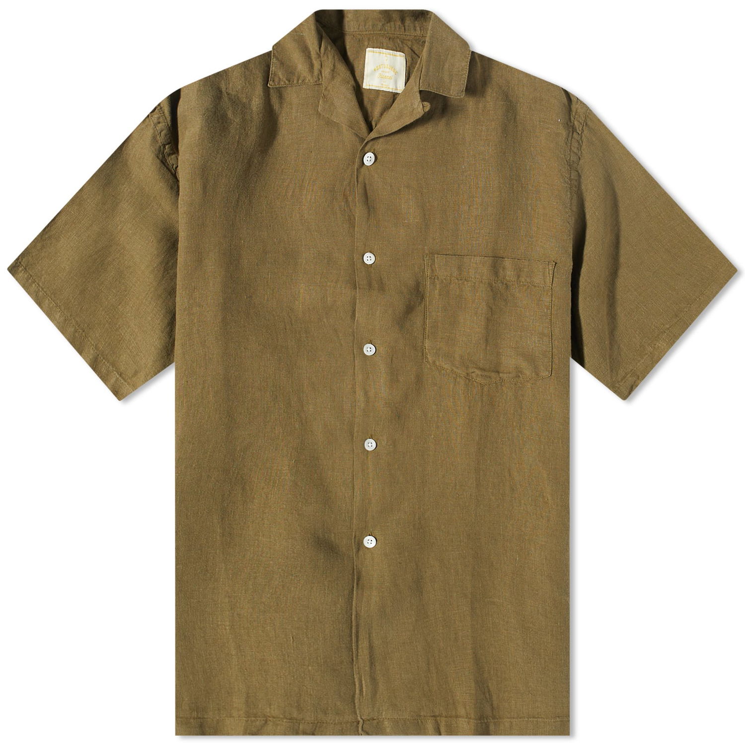 Košeľa Portuguese Flannel Linen Camp Vacation Shirt Zelené | SS23-0100OLV, 0