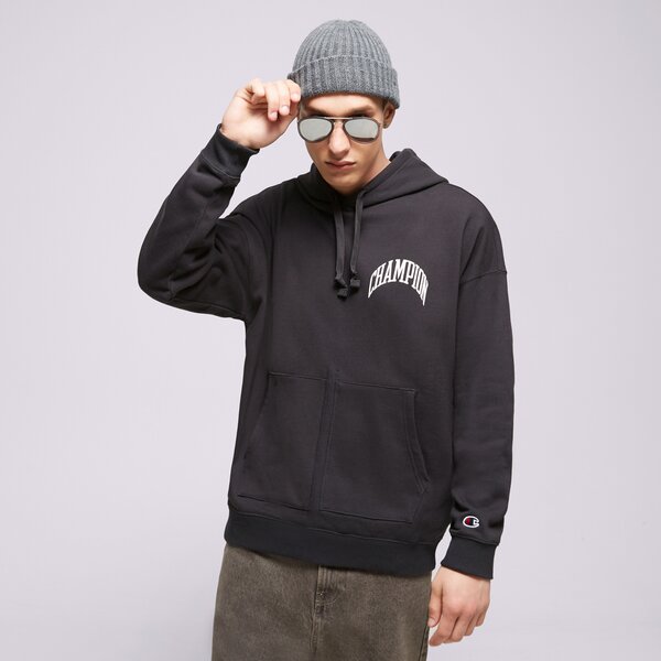 Mikina Champion Hooded Sweatshirt Čierna | 218516ES510, 0