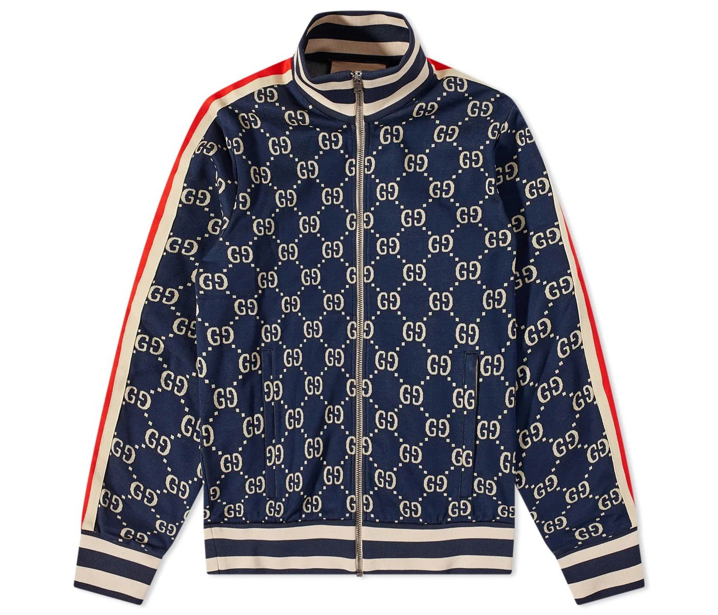 Bunda Gucci All Over GG Track Jacket Navy | 496919 X9V05 424, 0