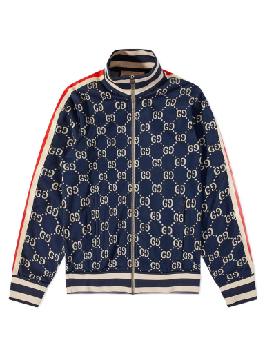 Bunda Gucci All Over GG Track Jacket Navy | 496919 X9V05 424