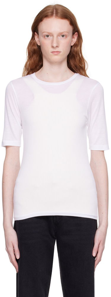 Tričko TOTEME Thin T-Shirt Biela | 221-452-780, 0