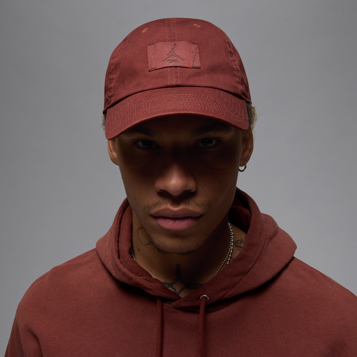 Mikina Jordan Jordan Club Adjustable Hat Vínová | FD5181-232, 0