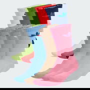 Trefoil Cushion Crew Socks - 6 Pairs