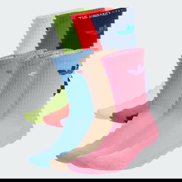 Ponožky adidas Performance Trefoil Cushion Crew Socks - 6 Pairs Rôznofarebný | JY2679, 0