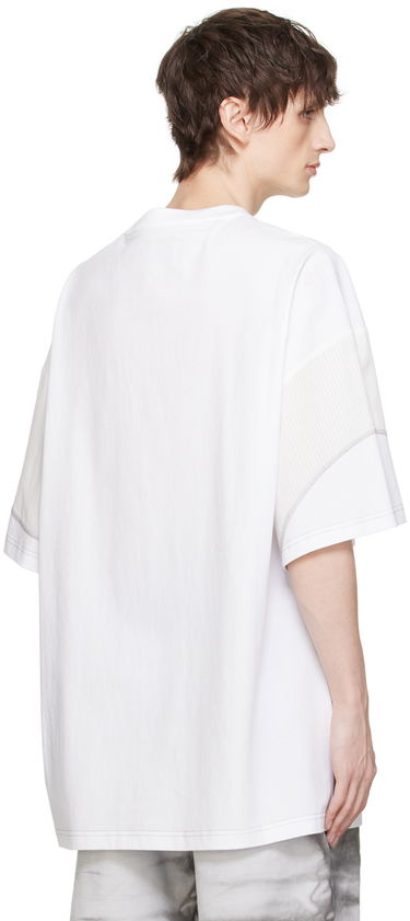 Tričko Feng Chen Wang Feng Chen Wang Paneled T-Shirt Biela | FMS17TS05, 2