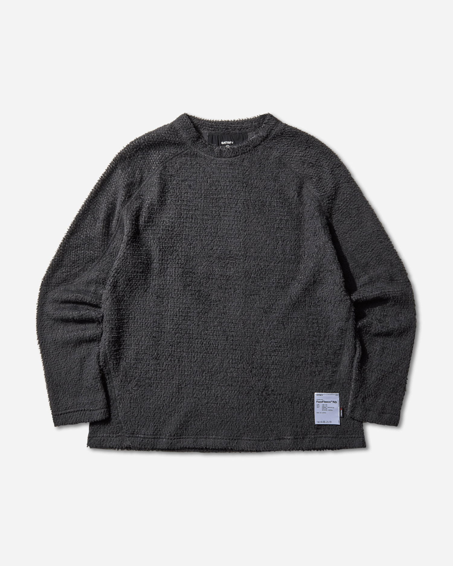 Tričko Satisfy FuzzFleece Long Sleeve T-Shirt Čierna | 11067 88000, 1