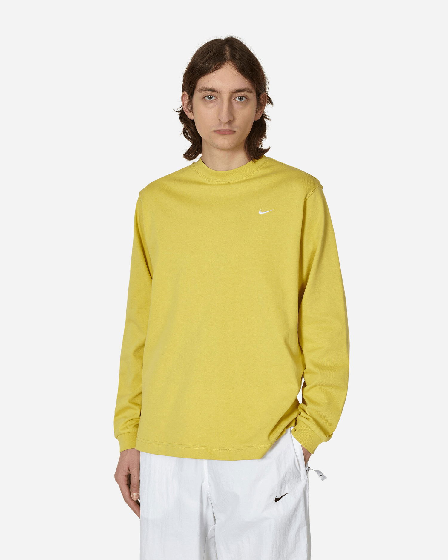 Mikina Nike SOLO SWOOSH SWEAT Žltá | DX0884-700, 0