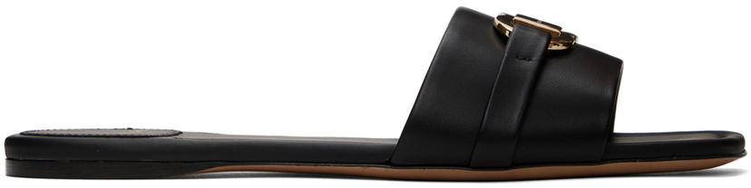 Doplnky FERRAGAMO Ferragamo Gancini Slides Čierna | 01G997 - 769636