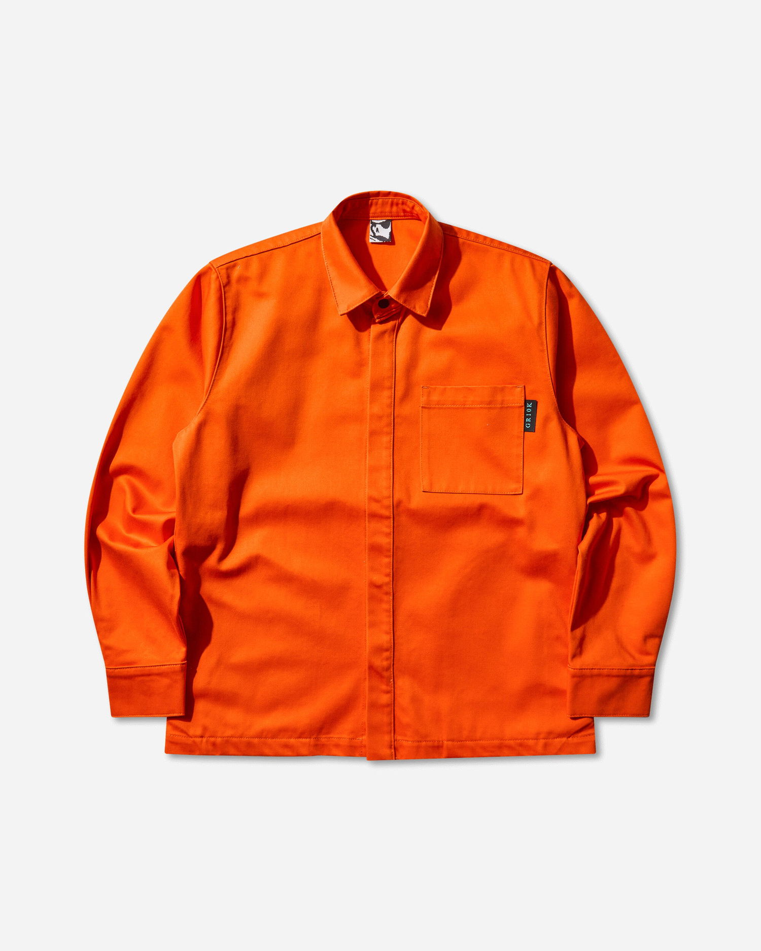 Košeľa GR10K FR Washed Heavy Shirt Oranžová | CG021221DS64 64, 1