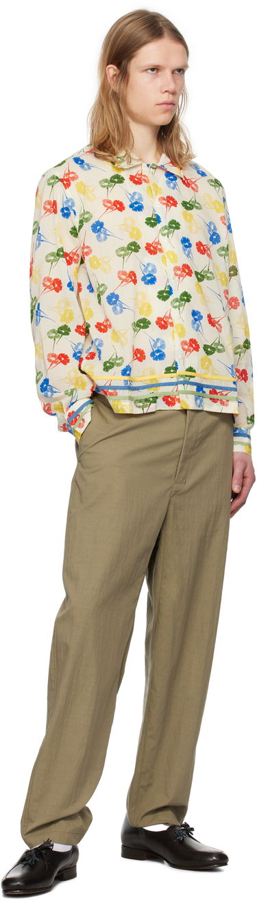Košeľa Bode Bode Flower Stamp Long Sleeve Shirt Rôznofarebný | MRS25SH011, 3