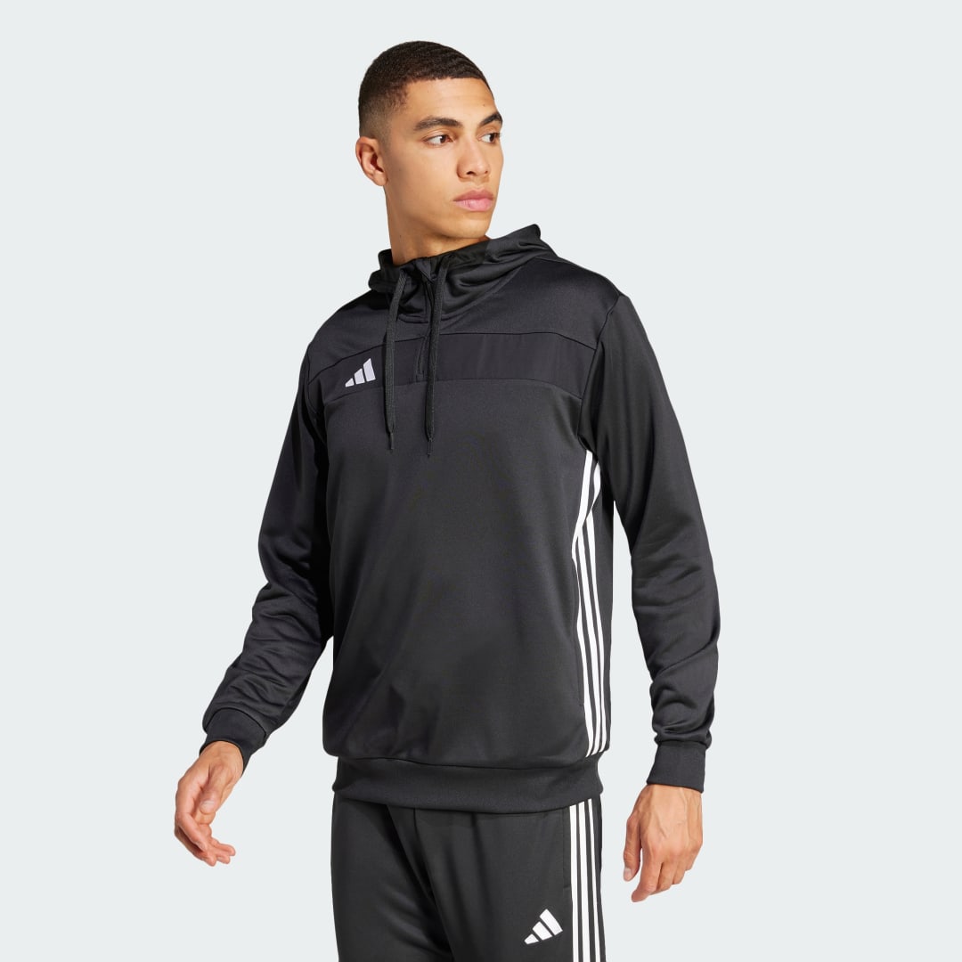Mikina adidas Performance Tiro 25 Essentials Hoodie Čierna | JC5460, 0