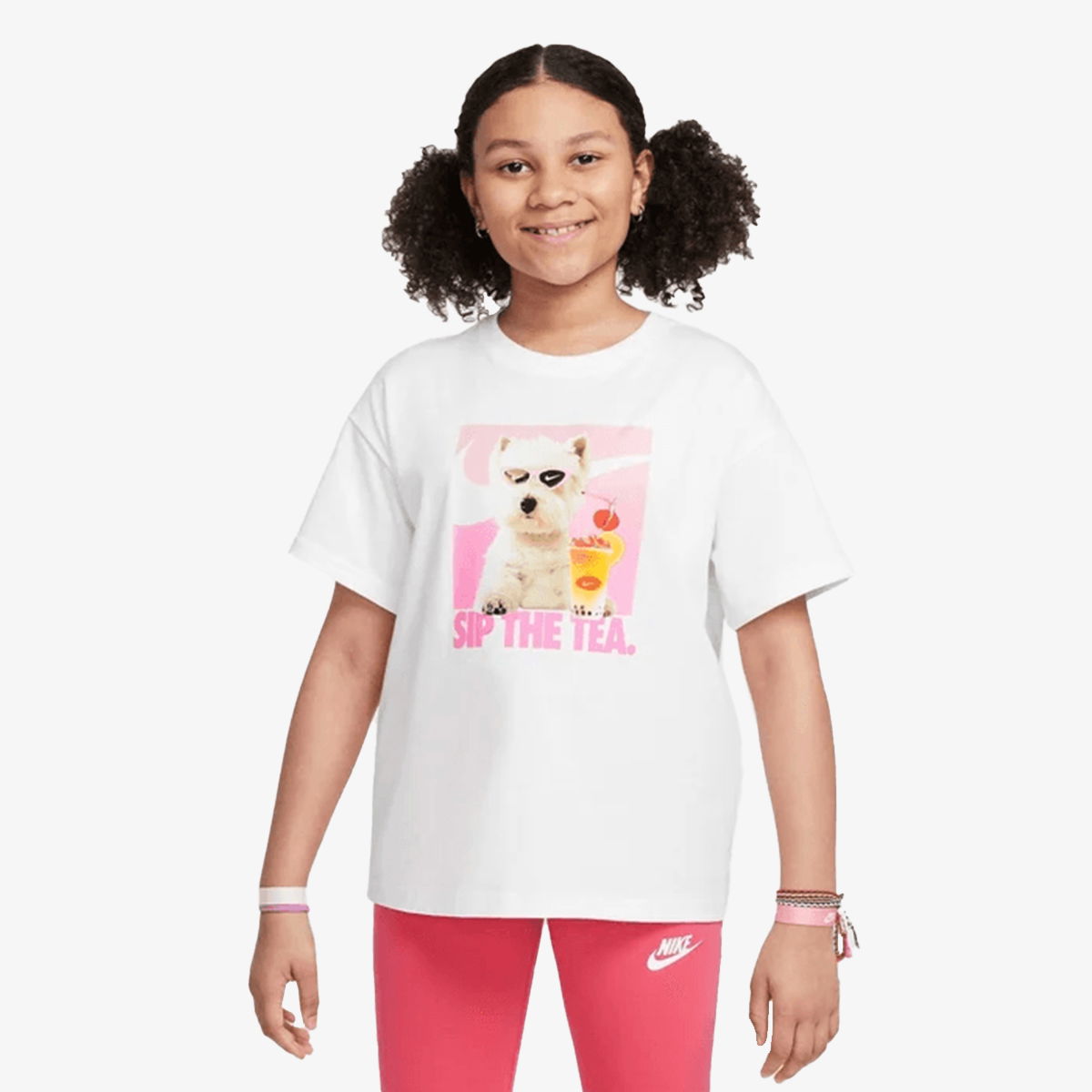 Tričko Nike Girls' T-Shirt Biela | HQ2337-100, 0